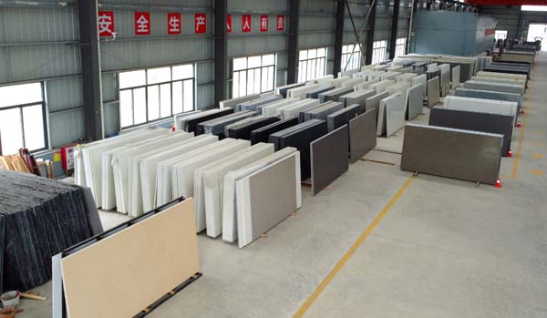汇晟无机石英石展示 