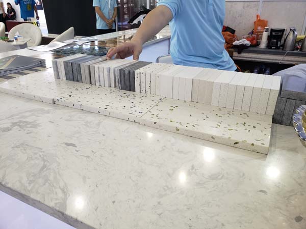 汇晟无机石英石展示 
